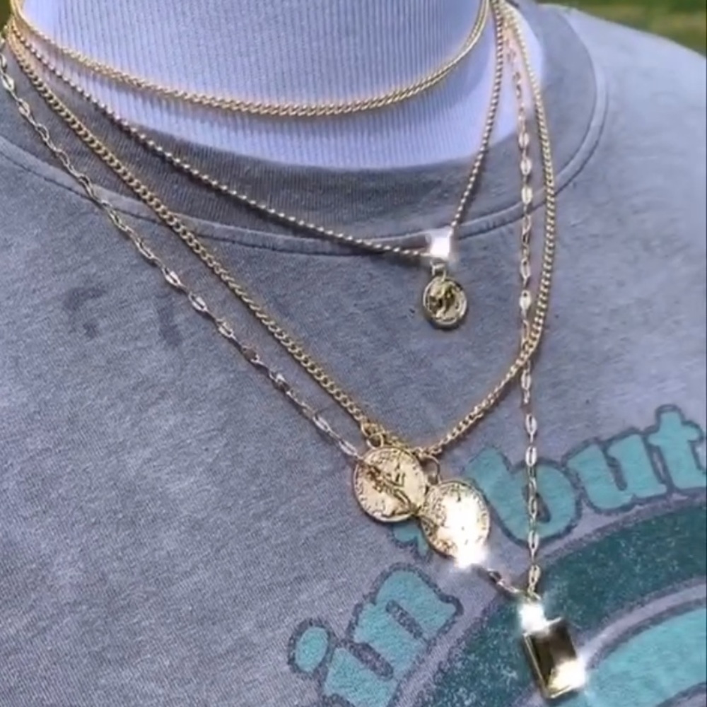 Gold Stacked Chain
